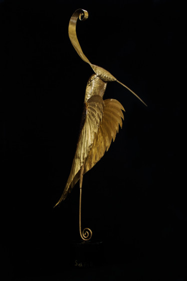 Rzeźba zatytułowany „SunBird” autorstwa Sapir Gelman, Oryginalna praca, Metale