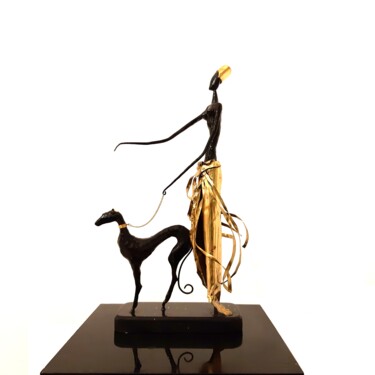 Escultura intitulada "Queen of Sheba II" por Sapir Gelman, Obras de arte originais, Metais
