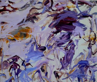 Malerei mit dem Titel "'Falling Apart'" von Sapphire Sk, Original-Kunstwerk, Öl