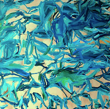 Картина под названием "'Earth in Peril'" - Sapphire Sk, Подлинное произведение искусства, Масло