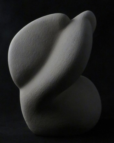 Sculpture titled "Présence" by Sara Amato-Gentric, Original Artwork, Clay