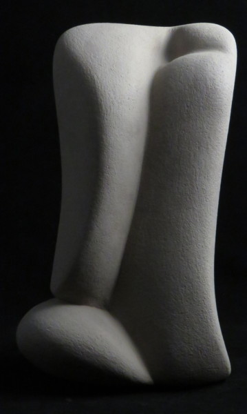 Sculpture titled "Solitude" by Sara Amato-Gentric, Original Artwork, Clay