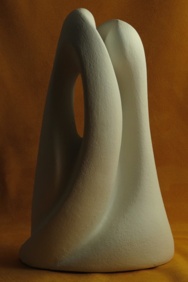 Sculpture intitulée "le baiser" par Sara Amato-Gentric, Œuvre d'art originale, Résine