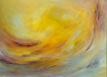 Картина под названием "The smell of wheat" - Sara Aref, Подлинное произведение искусства, Акрил