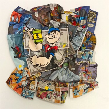Pintura intitulada "Popeye" por Sara Arnaout, Obras de arte originais, Acrílico