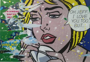 Sweet Dreams Collages intitulée "Sweet Dreams" par Sara Arnaout, Œuvre d'art originale, Acrylique