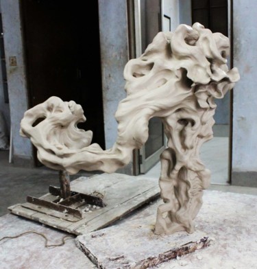 Sculpture titled "-Tourments-" by Noxnoom, Original Artwork