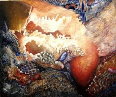 Pintura titulada "Corazón que se libe…" por Sara Diciero, Obra de arte original, Oleo