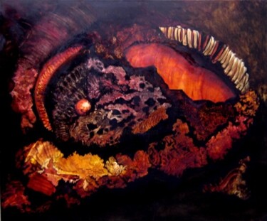 Painting titled "Conquistando al sol" by Sara Diciero, Original Artwork, Oil
