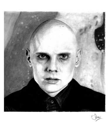 图画 标题为“Billy Corgan - The…” 由Sara Malini, 原创艺术品, 铅笔