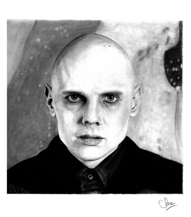 Dibujo titulada "Billy Corgan - The…" por Sara Malini, Obra de arte original, Lápiz