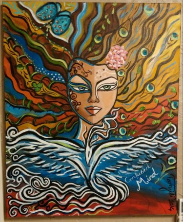 Painting titled "Confused Mind" by Sara Tamjidi, Original Artwork, Acrylic