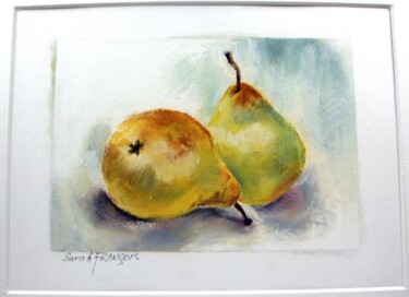 Dessin intitulée "poires/pears 1" par Sarah François, Œuvre d'art originale