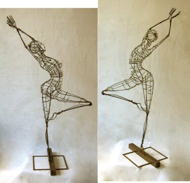 Rzeźba zatytułowany „La danseuse 2” autorstwa Sarah François, Oryginalna praca, Drut
