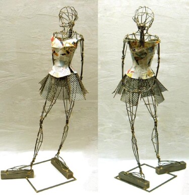 Sculpture intitulée "La petite danseuse…" par Sarah François, Œuvre d'art originale