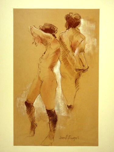 Disegno intitolato "Dessin 633" da Sarah François, Opera d'arte originale, Pastello