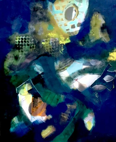Pittura intitolato "Dans ton regard" da Sarah Lanyi, Opera d'arte originale, Acrilico
