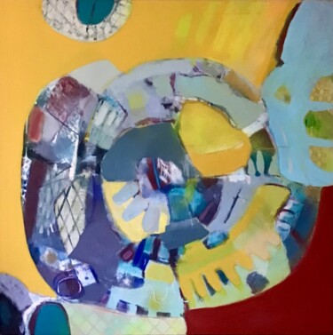 Pintura titulada "Incantation õ soleil" por Sarah Lanyi, Obra de arte original, Acrílico Montado en Bastidor de camilla de m…