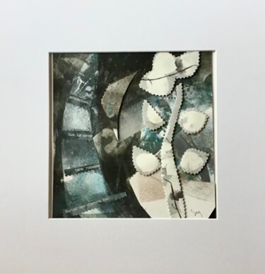 Collages intitolato "Les découpés 2" da Sarah Lanyi, Opera d'arte originale, Acrilico