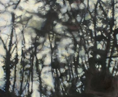 Painting titled "The Wild Wood" by Sarah Beth Goncarova, Original Artwork, Oil