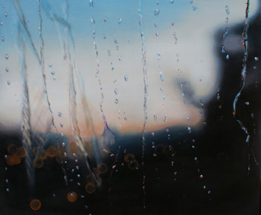Ζωγραφική με τίτλο "After the rain no.13" από Sarah Beth Goncarova, Αυθεντικά έργα τέχνης, Ακρυλικό