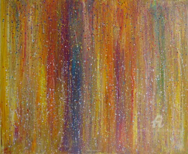 Картина под названием "Unleash" - Sarah Leseigneur, Подлинное произведение искусства, Акрил Установлен на Деревянная рама дл…