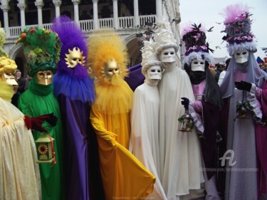 Photographie intitulée "Carnaval de Venise 1" par Sarah Leseigneur, Œuvre d'art originale, Photographie numérique