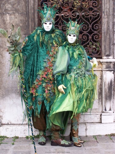 Fotografia intitolato "Carnaval de Venise 2" da Sarah Leseigneur, Opera d'arte originale, Fotografia digitale