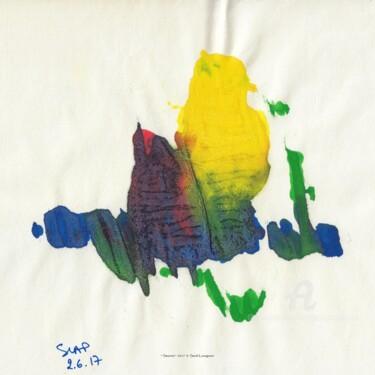 Malerei mit dem Titel "Swannie" von Sarah Leseigneur, Original-Kunstwerk, Tinte