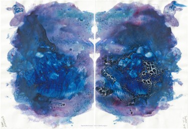 Peinture intitulée "Impénétrables fract…" par Sarah Leseigneur, Œuvre d'art originale, Gouache