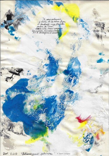 Malerei mit dem Titel "1987- Intransigeant…" von Sarah Leseigneur, Original-Kunstwerk, Gouache