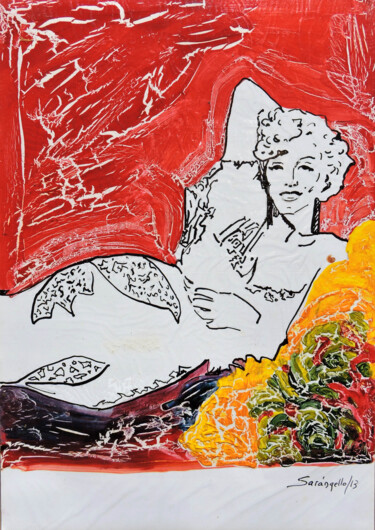 Pittura intitolato "Relax" da Sara Raquel Sarangello, Opera d'arte originale, Olio