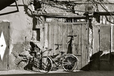 Photography titled ""My bicycle in Marr…" by Sarasvati Devi, Original Artwork, Non Manipulated Photography