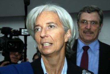 Photographie intitulée "christine Lagarde" par Philippe Cordier, Œuvre d'art originale