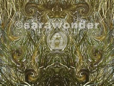 Digitale Kunst mit dem Titel "Throne of Gras" von Sarawonder Artist, Original-Kunstwerk, Digitale Malerei