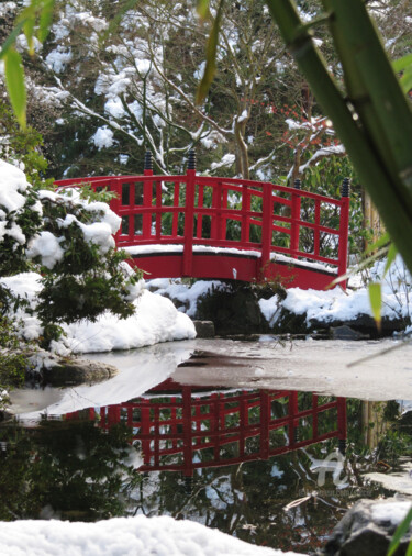 Photographie intitulée "Jardin japonais sou…" par Sarcie, Œuvre d'art originale, Photographie numérique