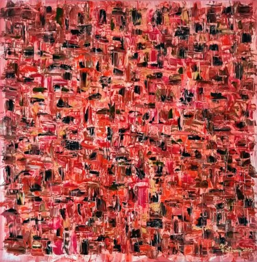 Картина под названием "Scream" - Fatima Sardinha, Подлинное произведение искусства, Масло Установлен на Деревянная рама для…