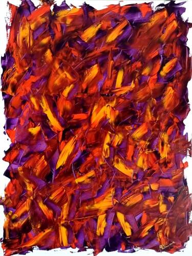 Картина под названием "Feelings" - Fatima Sardinha, Подлинное произведение искусства, Масло Установлен на Деревянная рама дл…