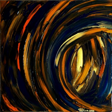 Картина под названием "Sunrise" - Fatima Sardinha, Подлинное произведение искусства, Масло Установлен на Деревянная рама для…