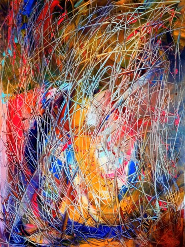 Pintura intitulada "The Escape" por Fatima Sardinha, Obras de arte originais, Óleo