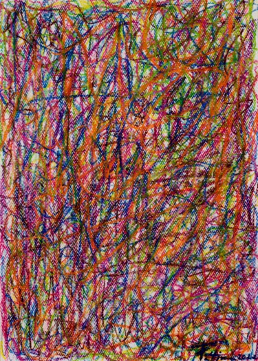 Malerei mit dem Titel "N.° 9 Outside Perce…" von Fatima Sardinha, Original-Kunstwerk, Pastell