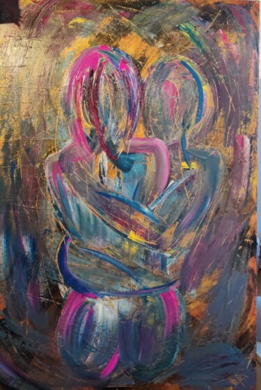 Malerei mit dem Titel "Love 5" von Sarike Gaillard, Original-Kunstwerk, Acryl