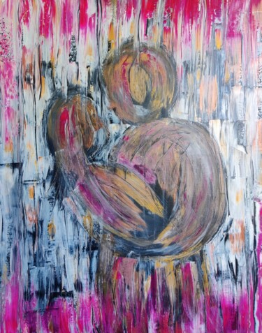 Malerei mit dem Titel "Love 6" von Sarike Gaillard, Original-Kunstwerk, Acryl