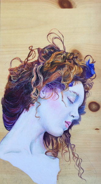 Pittura intitolato "Daydreaming" da Sarita Nanni, Opera d'arte originale, Acrilico