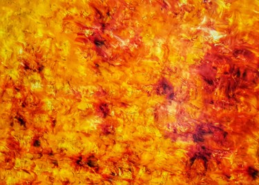 Malerei mit dem Titel "Heat" von Raimundas Sarka, Original-Kunstwerk, Öl