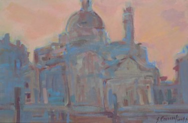 Painting titled "Chiesa S.Geremia" by Sarmite Caune, Original Artwork