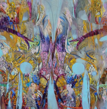Pintura intitulada "Butterfly" por Šarūnas Šarkauskas, Obras de arte originais, Óleo