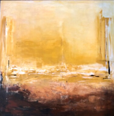 Peinture intitulée "Tempête de sable" par Sascaart, Œuvre d'art originale, Acrylique
