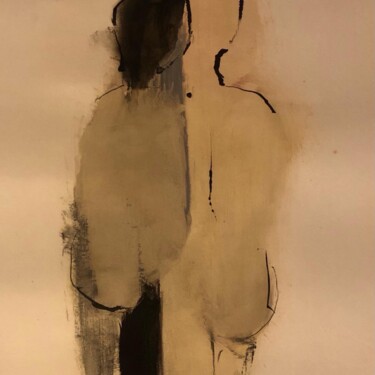 Peinture intitulée "Regarder dans la mê…" par Sascaart, Œuvre d'art originale, Huile