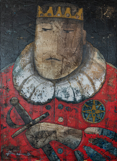 Ζωγραφική με τίτλο ""King"" από Саша Боб, Αυθεντικά έργα τέχνης, Λάδι